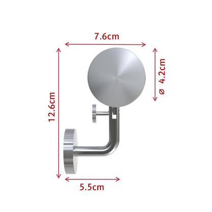 Pasamanos de escalera de acero inoxidable 304 para interior y exterior - 80/100/120/150/180/200 cm