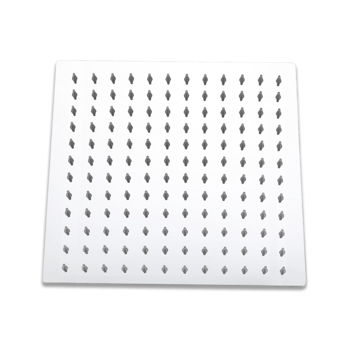 Aica Columna de Ducha con termostato y alcachofa cuadrada 30x30cm rociador superior plata brillante barra regulable