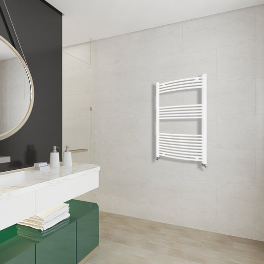 AICA Toallero secatoallas radiador blanco 115x55cm calefacción en sistema circuito de agua caliente válido