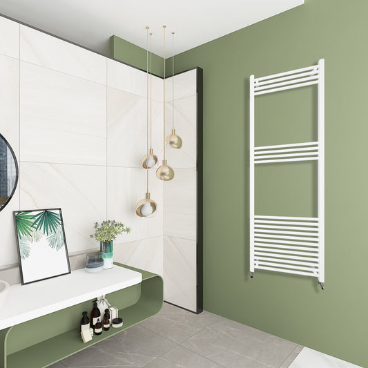 AICA Toallero secatoallas radiador blanco 172x60cm calefacción en sistema circuito de agua caliente válido