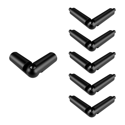 Kit de Uniones para Esquinas Negro Mate