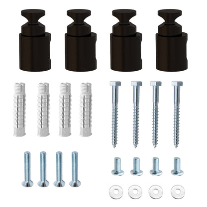 AICA Toallero secatoallas radiador negro 138x50cm calefacción en sistema circuito de agua caliente válido