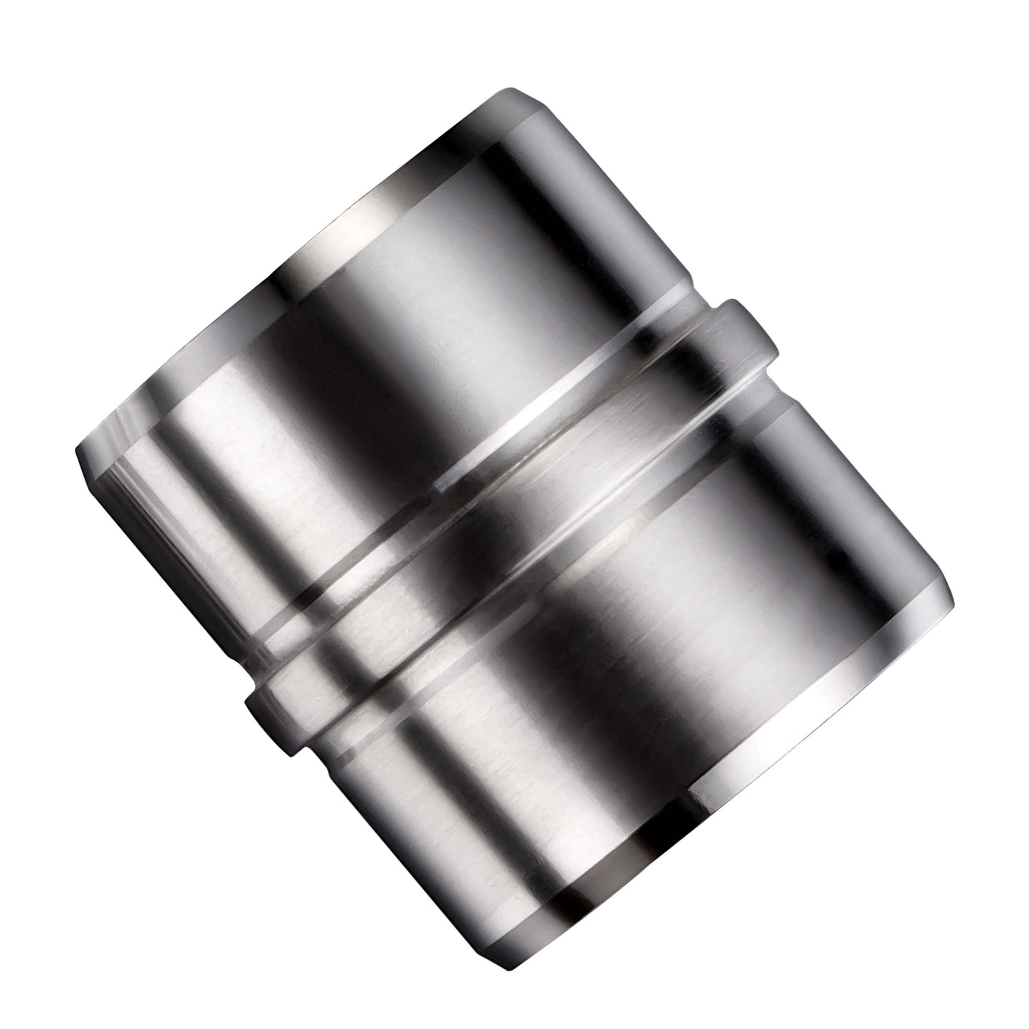 AICA Conector para pasamanos de acero inoxidable 304, Diámetro 42,2/42.4 mm, Plata/Negro, utilizado para conectar múltiples secciones de pasamanos#Plata