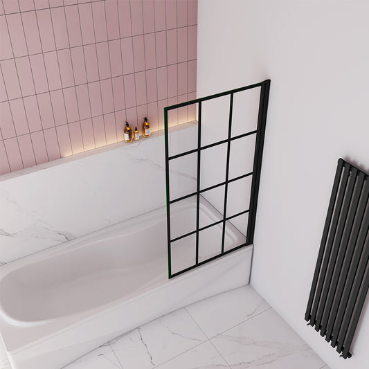 100x140cm Mamparas/pantalla para bañera biombo baño plegable de Aica :  : Bricolaje y herramientas