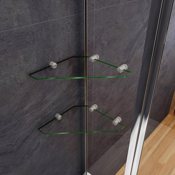 100x140cm Accesorio para bañera de, partición de ducha giratoria de pared de ducha de pared plegable de 2 partes