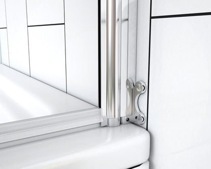 Mampara de bañera Abatible Simple de 1 Hoja 180 grados 70x140cm