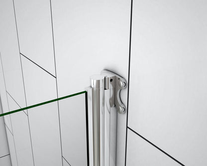 Mampara de bañera Abatible Simple de 1 Hoja 180 grados 70x140cm