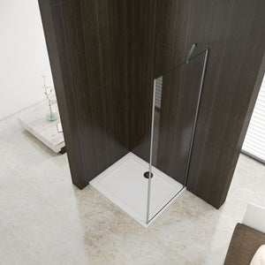 Mampara fija para ducha Panel fijo de cristal templado de 6 mm