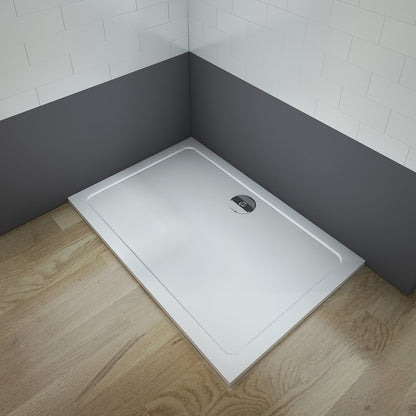 Mamparas de Ducha 2 Fijas + 2 Corredizas Puertas Corredera de Baño cristal vidrio templado 6mm
