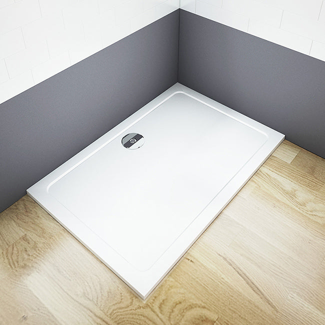 Plato de ducha 30mm cuadrado/rectangular piedra artificial revestimiento acrílico para mamaparas de baño