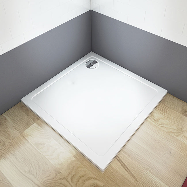 Plato de ducha 30mm cuadrado/rectangular piedra artificial revestimiento acrílico para mamaparas de baño