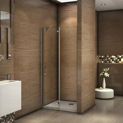 Mamparas Ducha Puerta vidrio 6mm Easyclean para Baño
