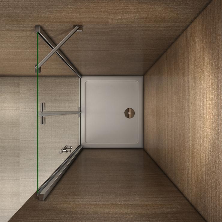 Mamparas Ducha Puerta vidrio 6mm Easyclean para Baño