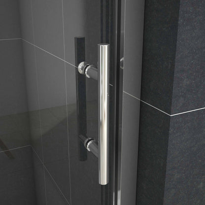 Mampara de Ducha Puerta Corredera vidrio 5mm templado transparente
