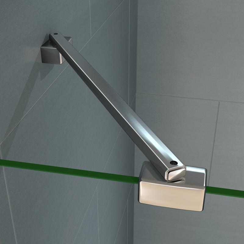 Mamparas de ducha Frontales Puerta fijo Cristal 6mm Antical