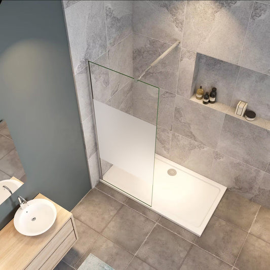 Mamparas ducha Panel Pantalla Fija Vidrio laminado de film Seguridad a Prueba de Explosiones 8mm