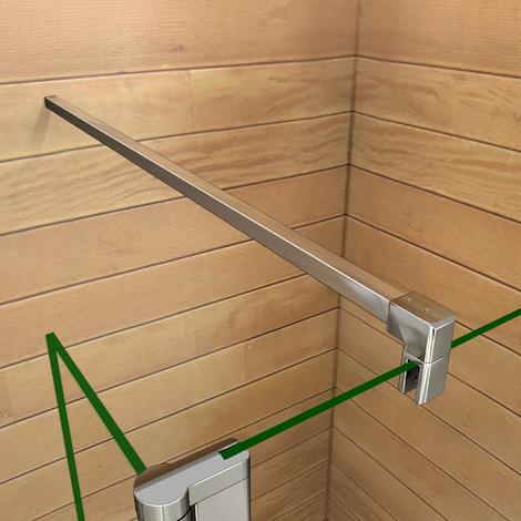 Barra de soporte 90 cm para Panel de ducha Mamparas de baño